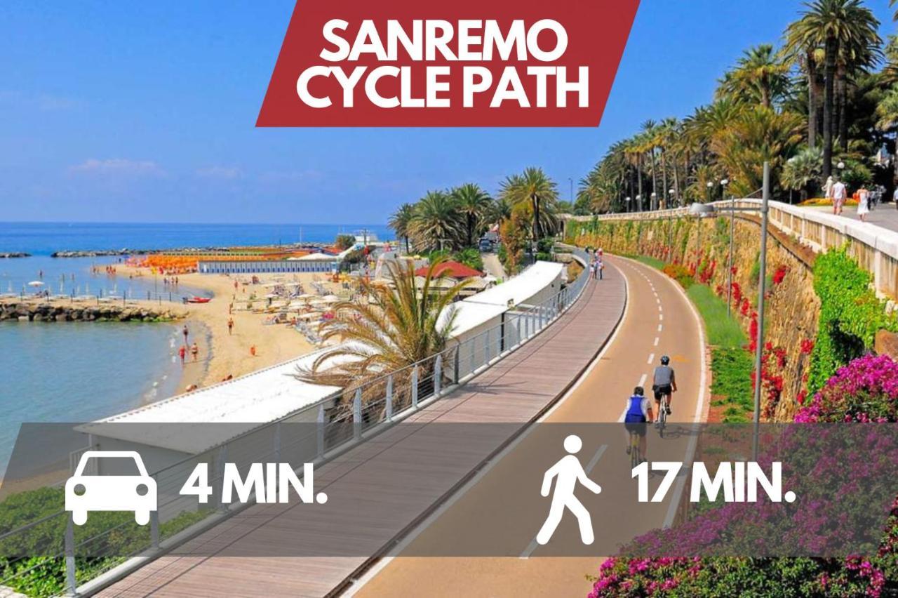 Free Parking-Sea View, With Pool & Garden Apartment Sanremo Exterior photo